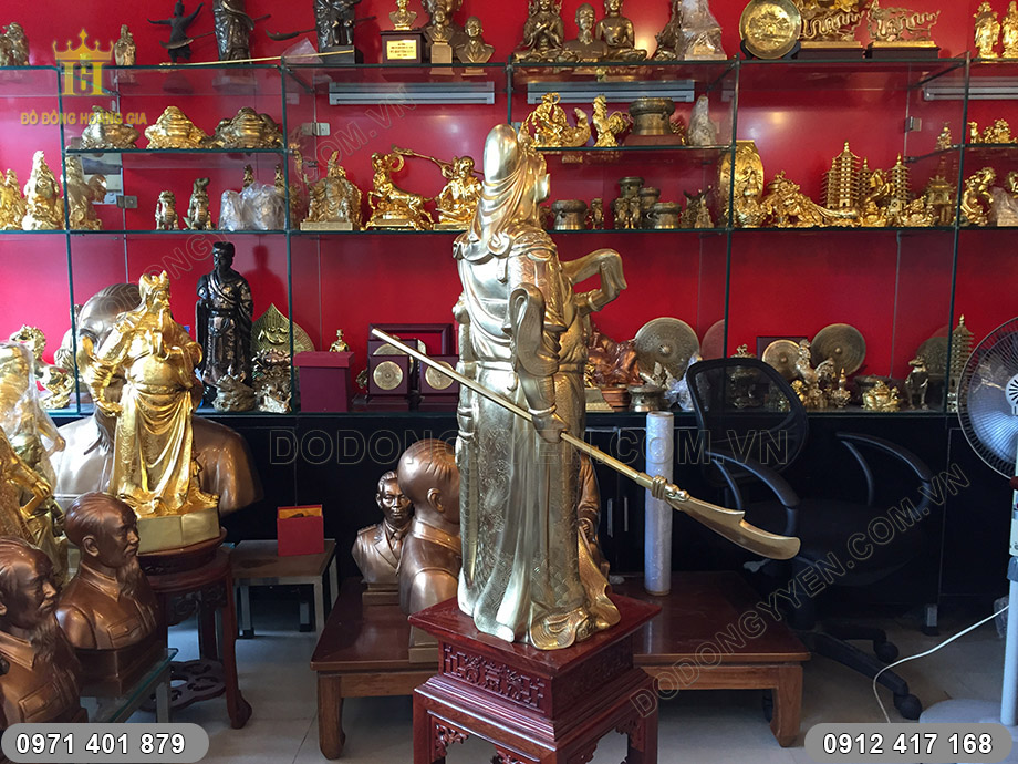 tượng quan vũ 80cm
